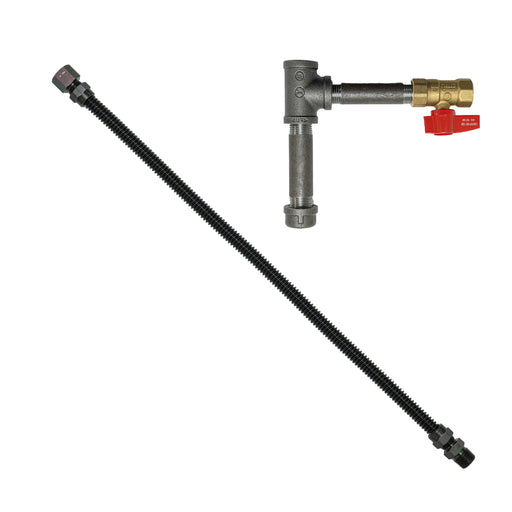 Sunstar Patio Heater Accessory Gas Connection Kit - 6 x 6 x 6 in. - Stainless Steel Finish