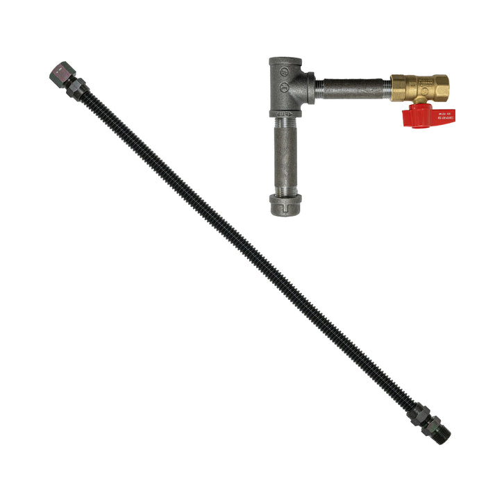 Sunstar Patio Heater Accessory Gas Connection Kit - 6 x 6 x 6 in. - Stainless Steel Finish