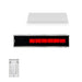 Sunstar Marine Grade Series L7 MGL0 35000-24000 BTUs Liquid Propane Radiant Infrared Horizontal Mount Patio Heater in 48 x 11.8 x 9.6 in. - Stainless Steel Color