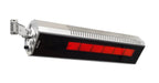 Sunstar Marine Grade Series N10 MGL0 35000-24000 BTUs Natural Gas Radiant Infrared Horizontal Mount Patio Heater with Wireless Remote Control in 48 x 11.8 x 9.6 in. - Stainless Steel Color